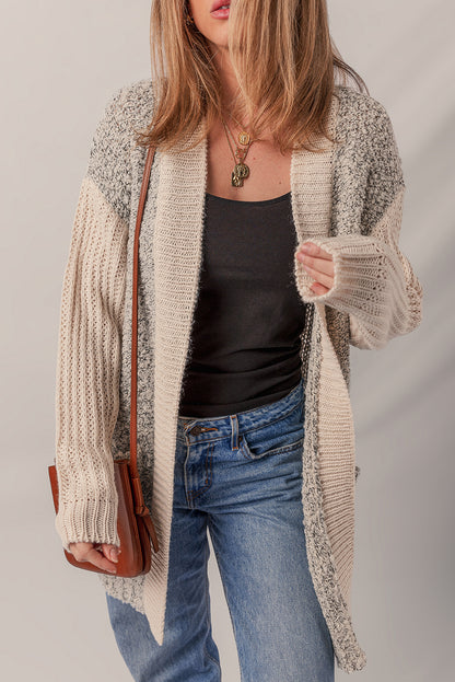 color block cardigan