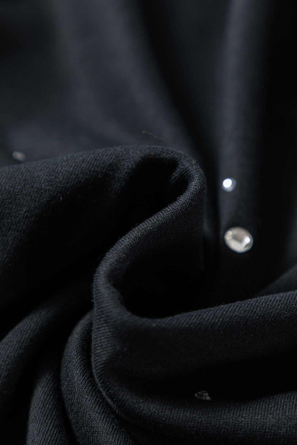 black rhinestone sweatshirt