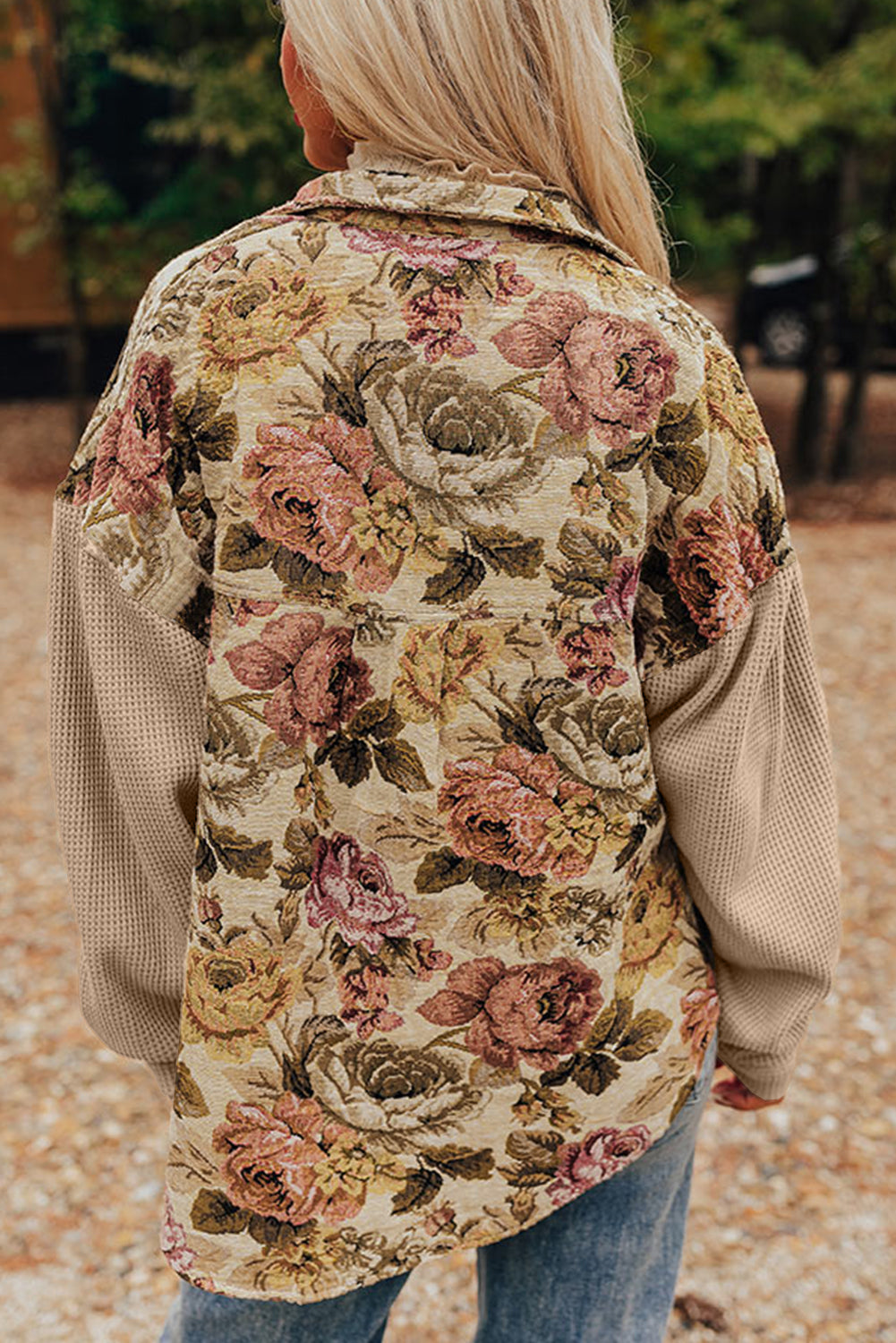floral patchwork jacket