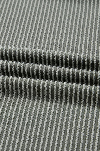 ribbed long sleeve top