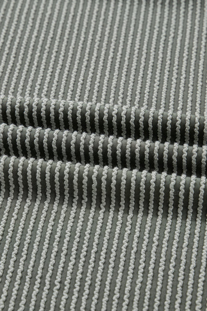 ribbed long sleeve top