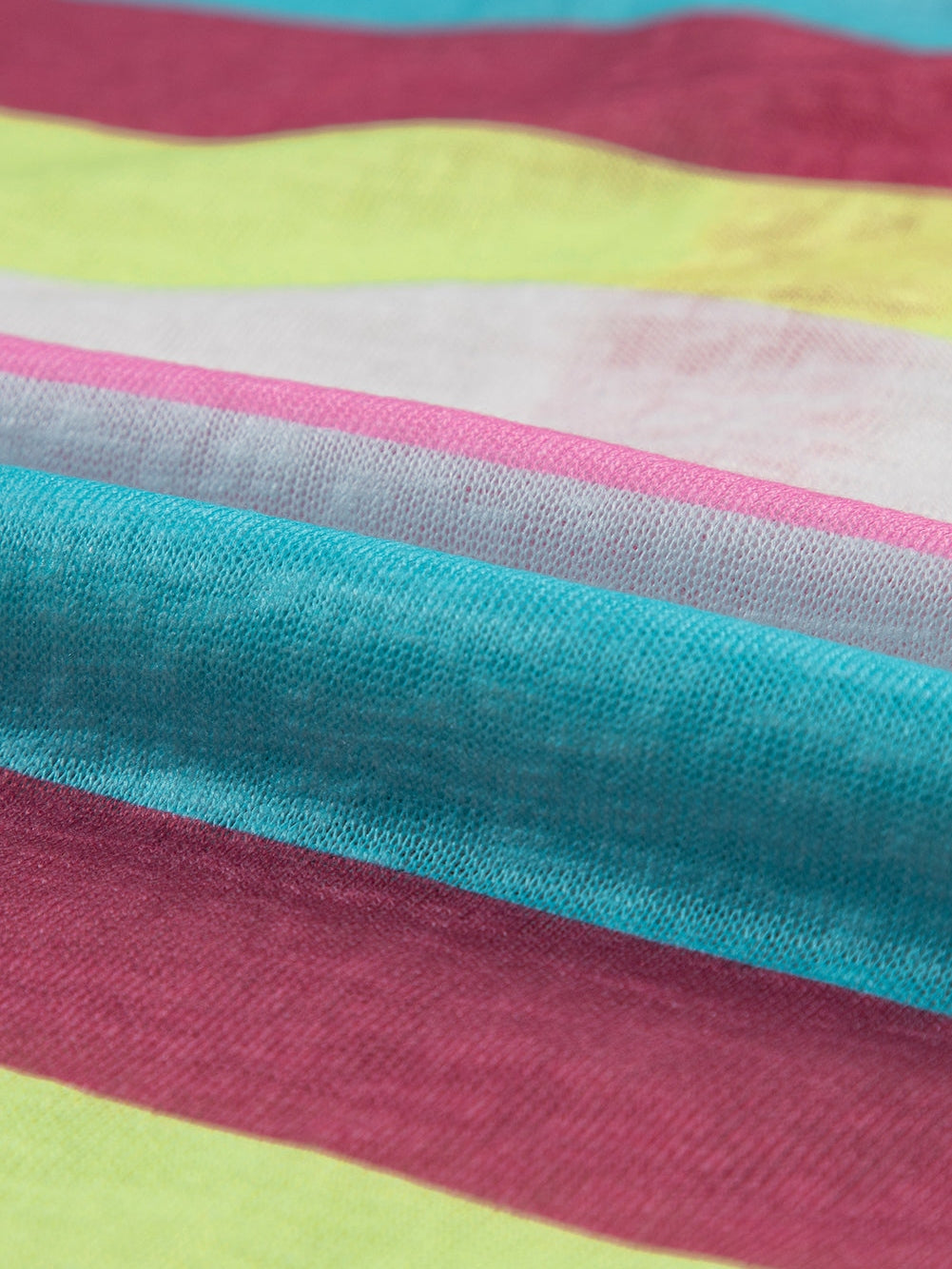 Rose Stripe Plus Size Textured Knit Short Sleeve Henley Top