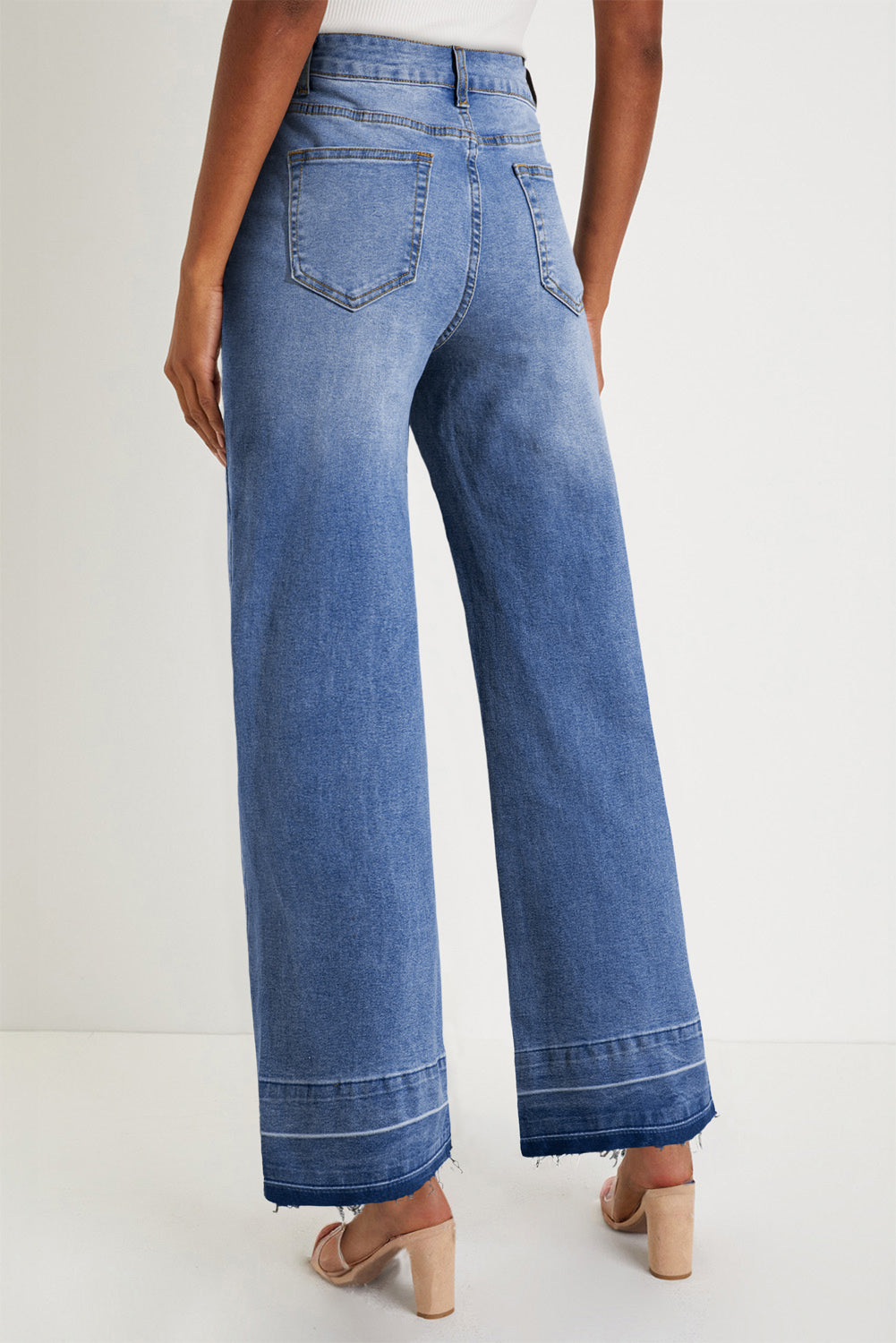 blue loose jeans