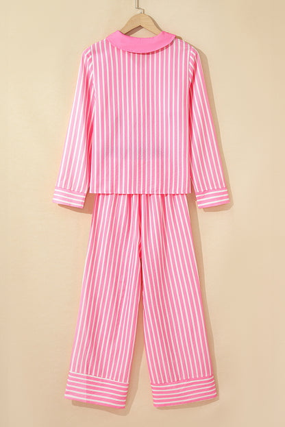 striped pajama set