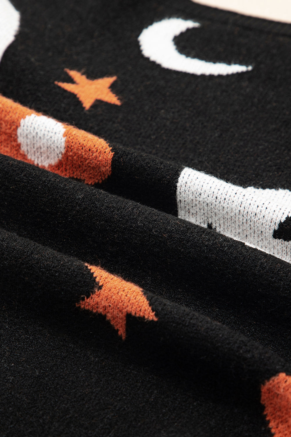 black halloween sweater