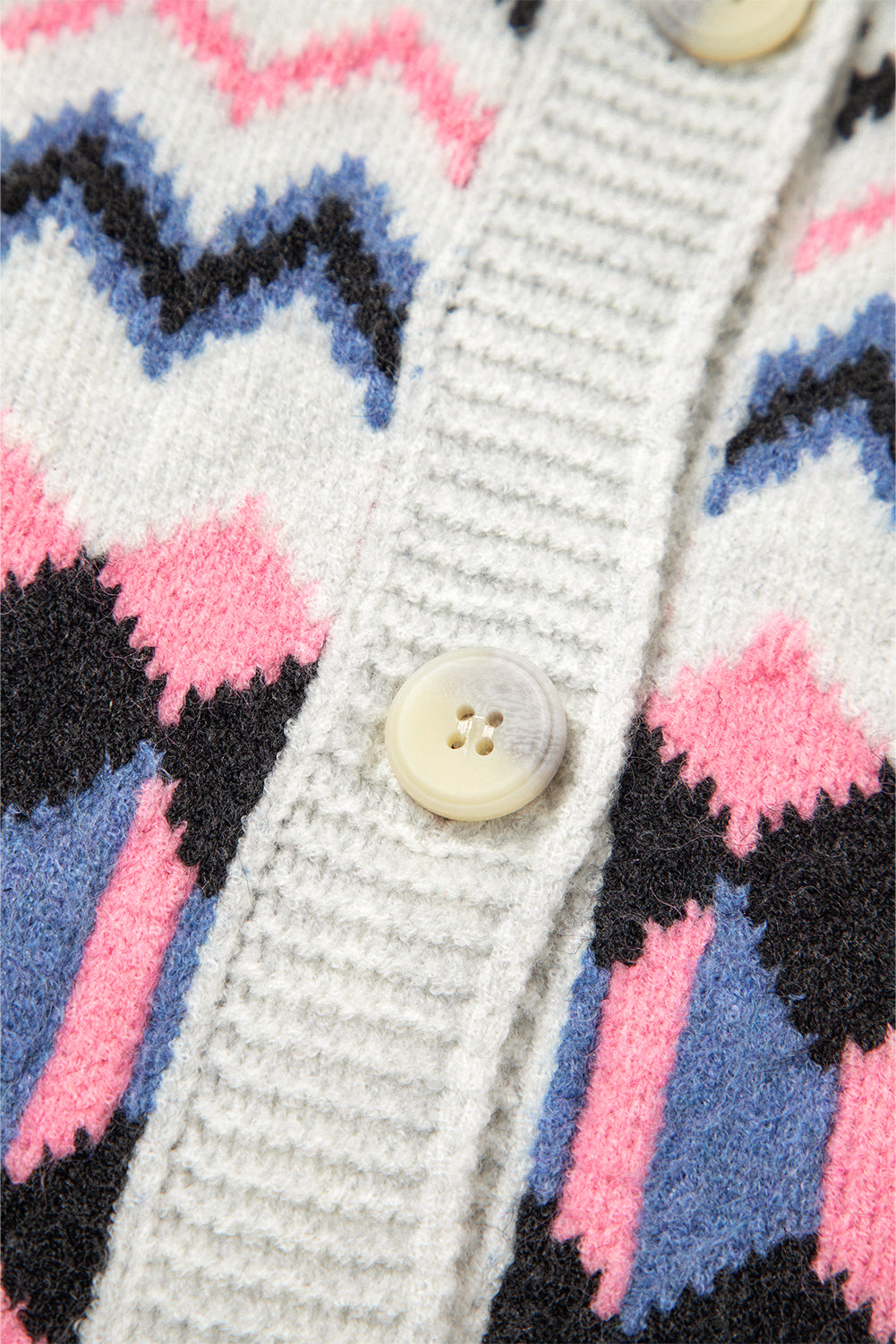 geometric cardigan