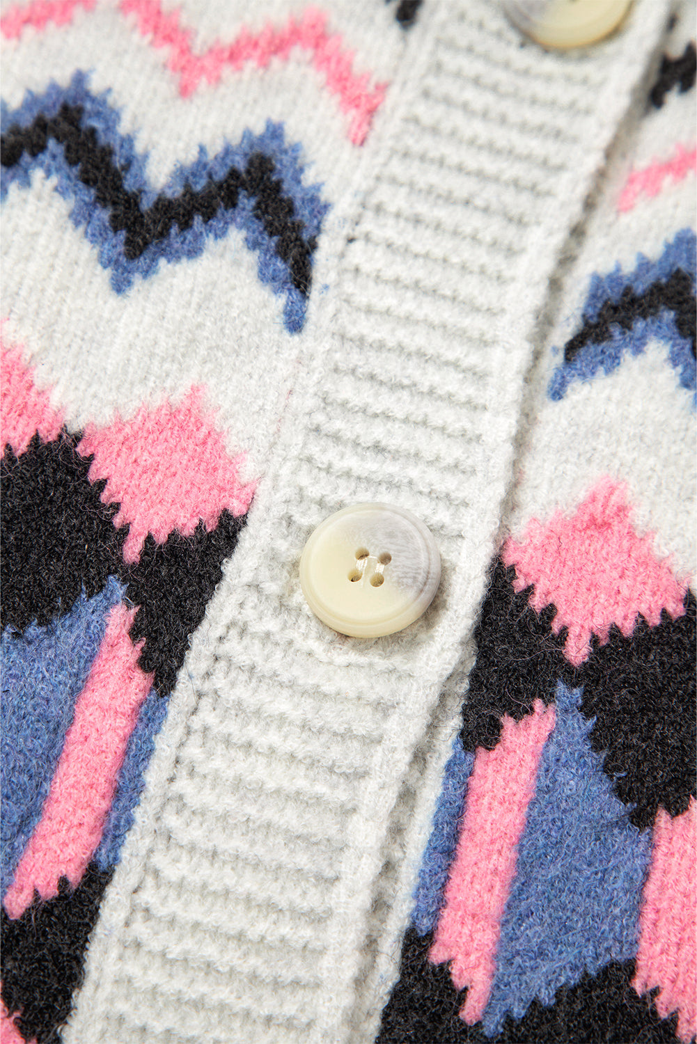 geometric cardigan