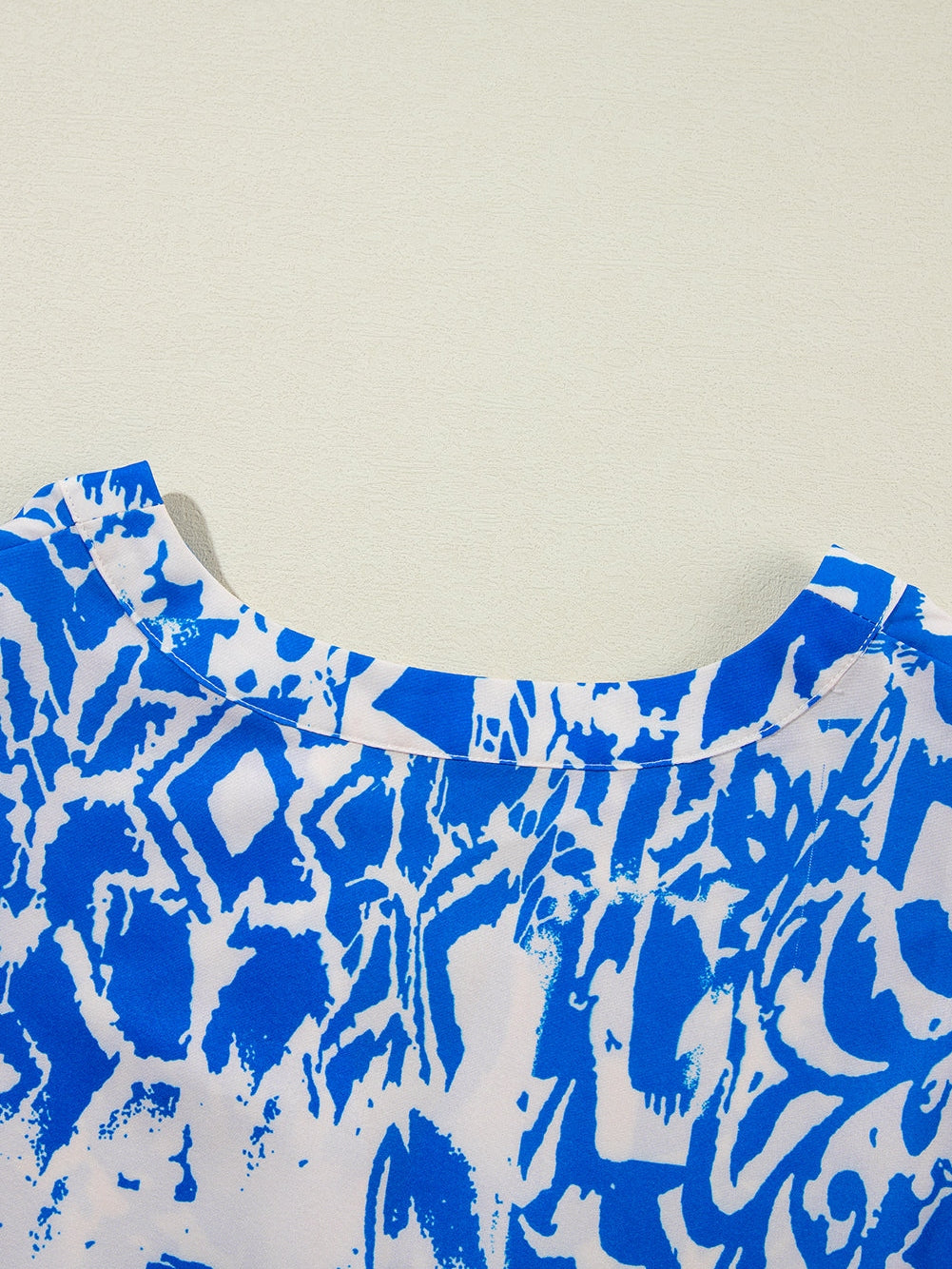 Elegant White Floral Printed V-Neck Ruffle Sleeve Mini Dress