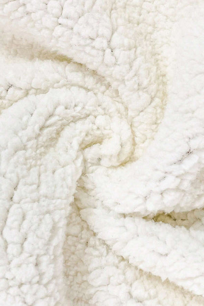 Laurel Green Faux Suede Sherpa Patchwork Zip Up Pocketed Jacket