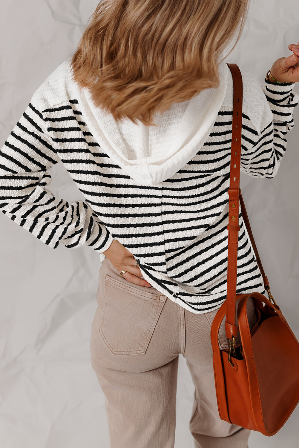 striped long sleeve top