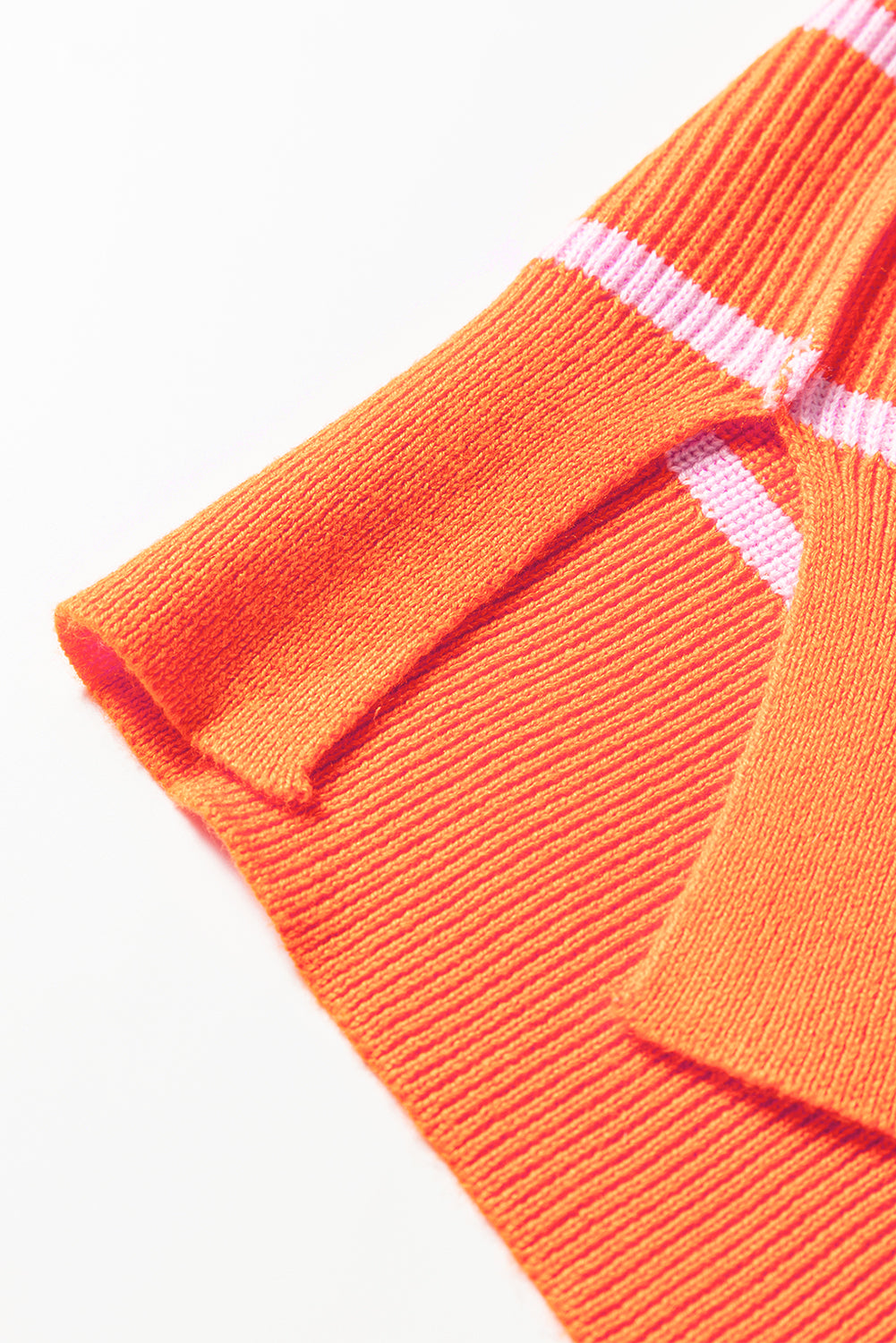 orange stripe sweater