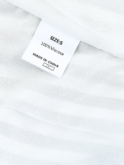 Check Print Buttons Lace-Up Shirt Dress