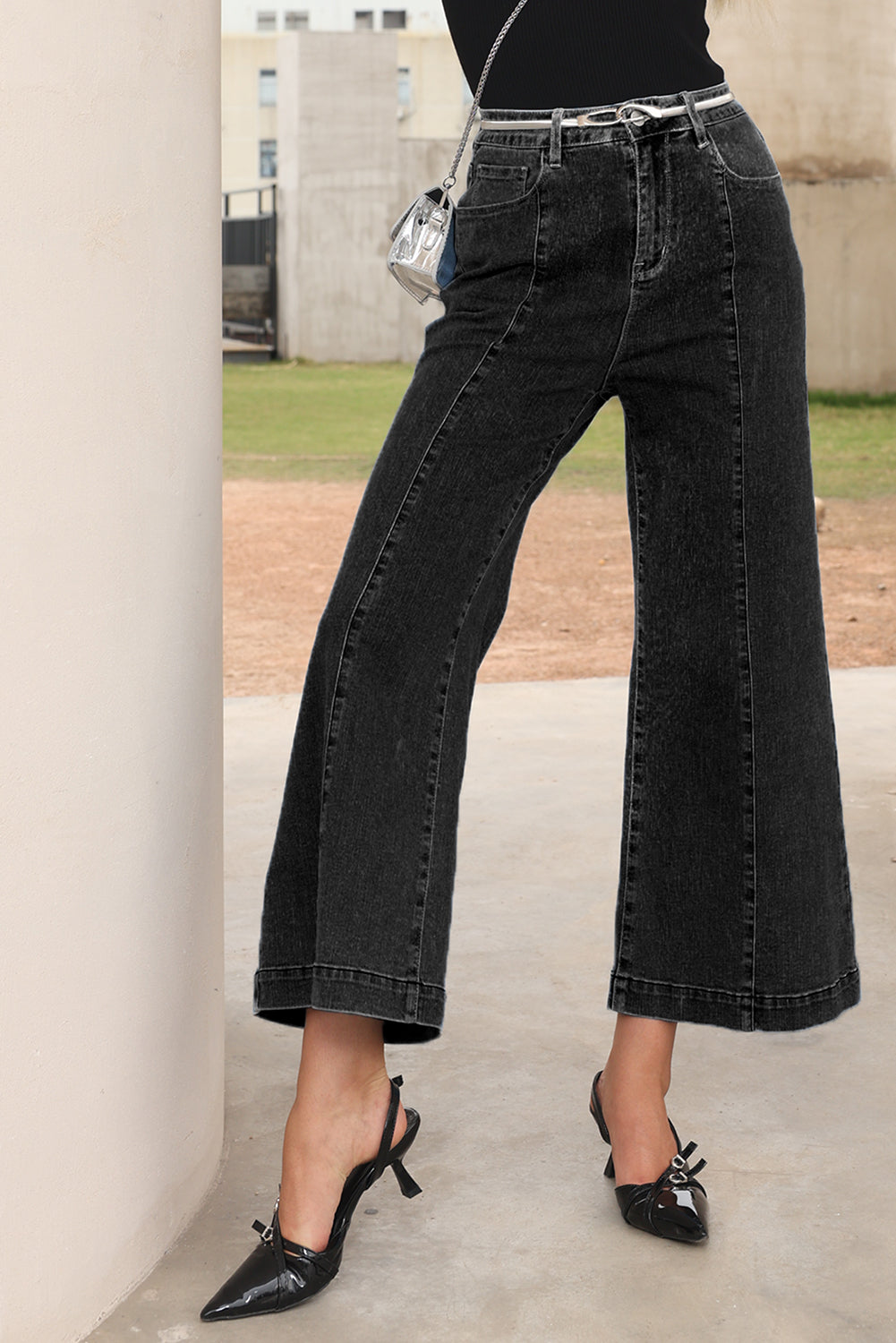 ankle length jeans