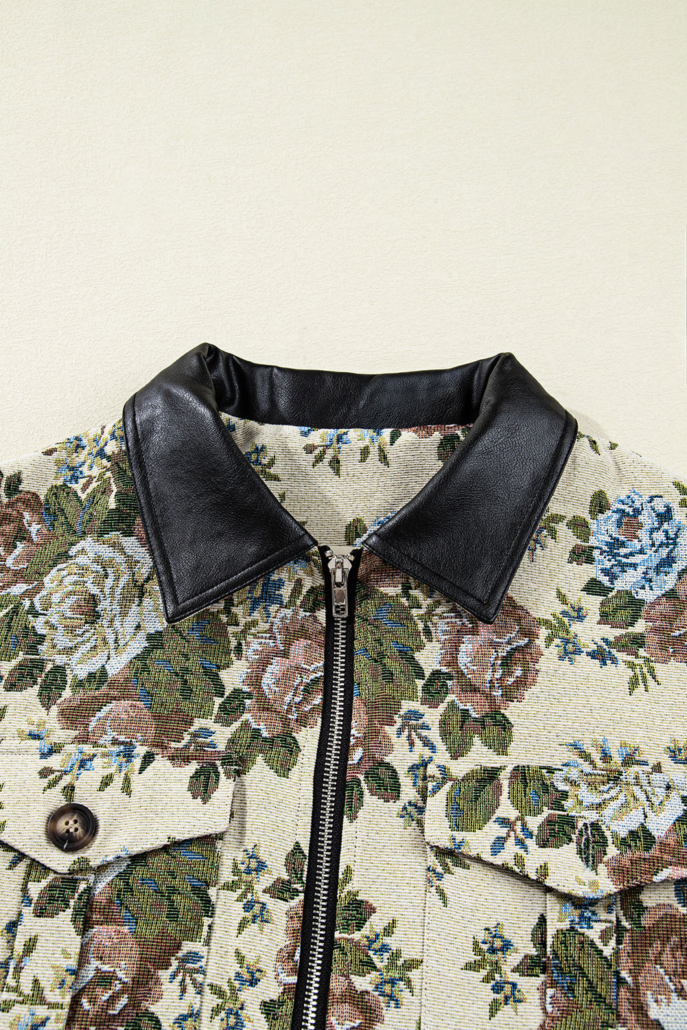 vintage floral jacket