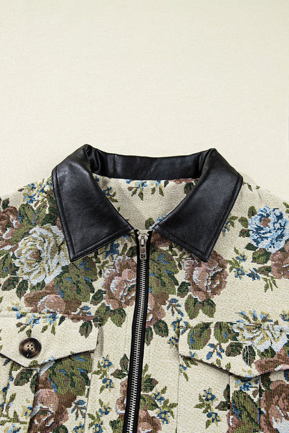 vintage floral jacket