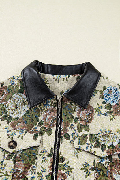 vintage floral jacket
