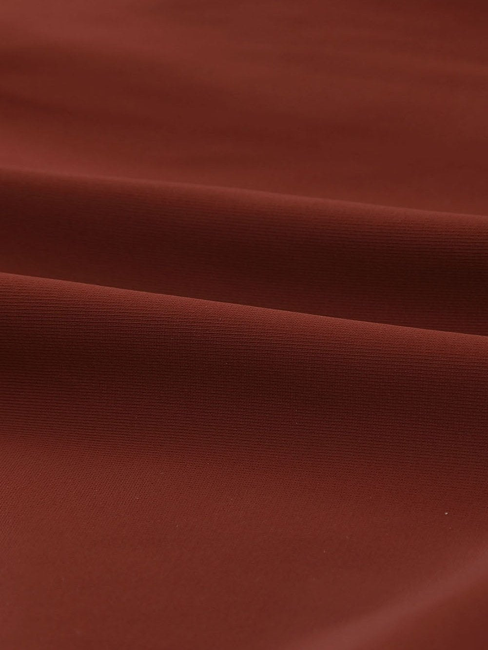 Fiery Red V-Neck High Waist Plus Size Bikini Set