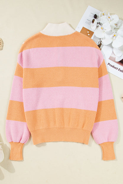 colorblock sweater