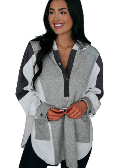 Pleated Polka Dot Tie Stand Collar Mini Dress