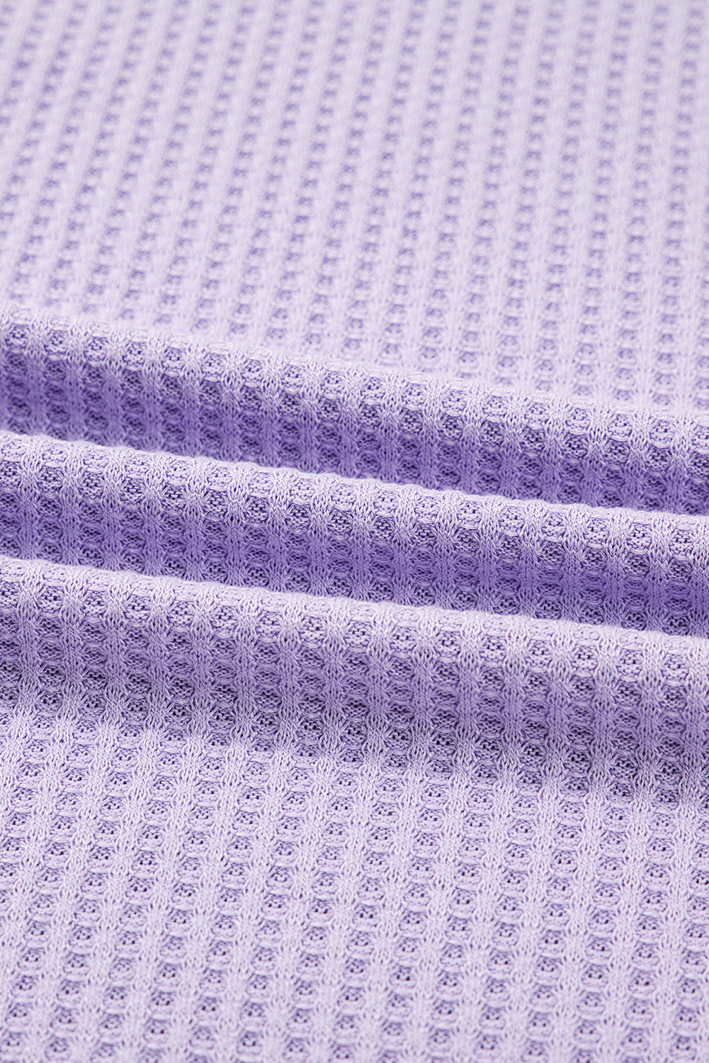 Orchid Petal Plus Size Waffle Knit Button Front Cardigan