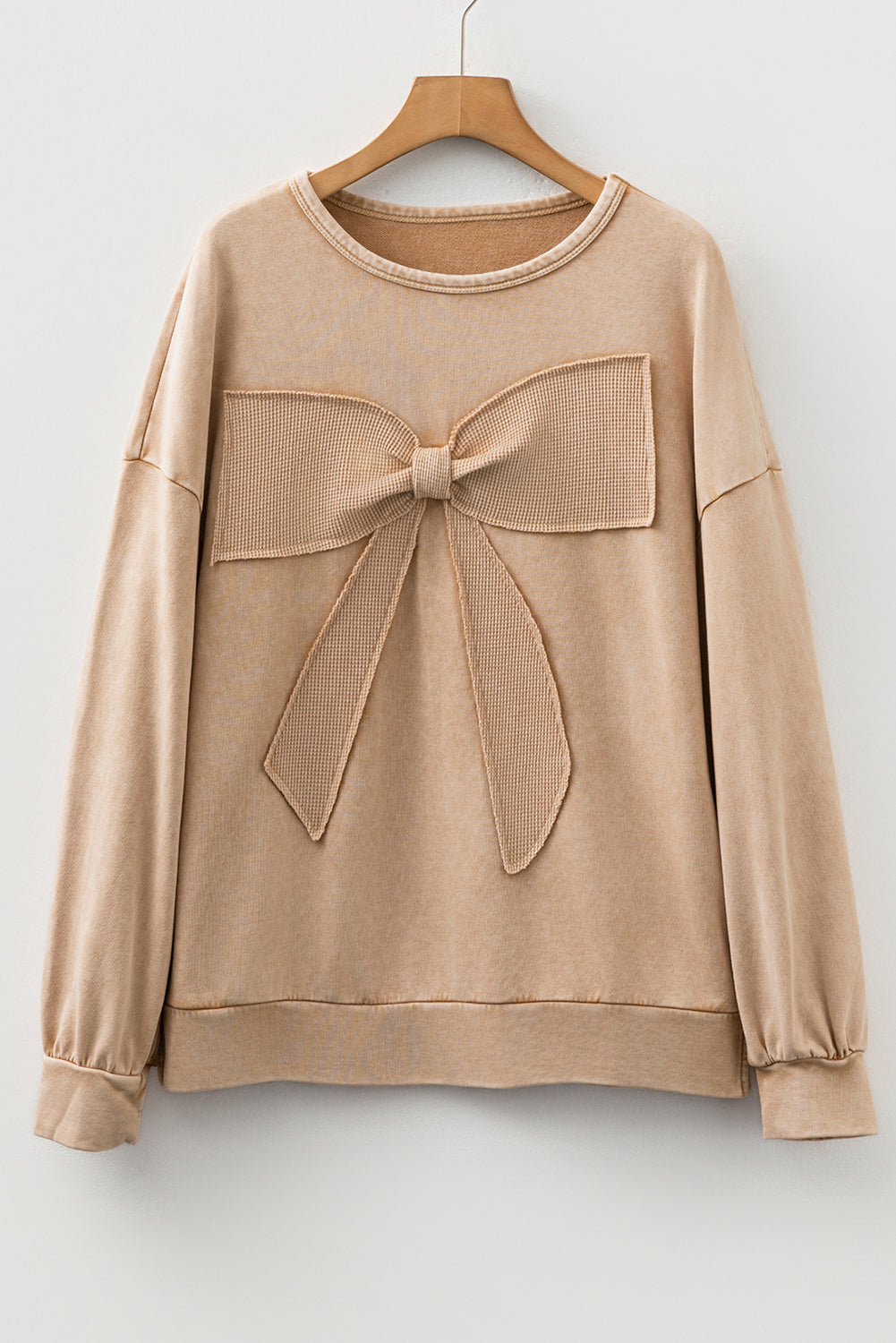 big bow pullover sweatshirt
