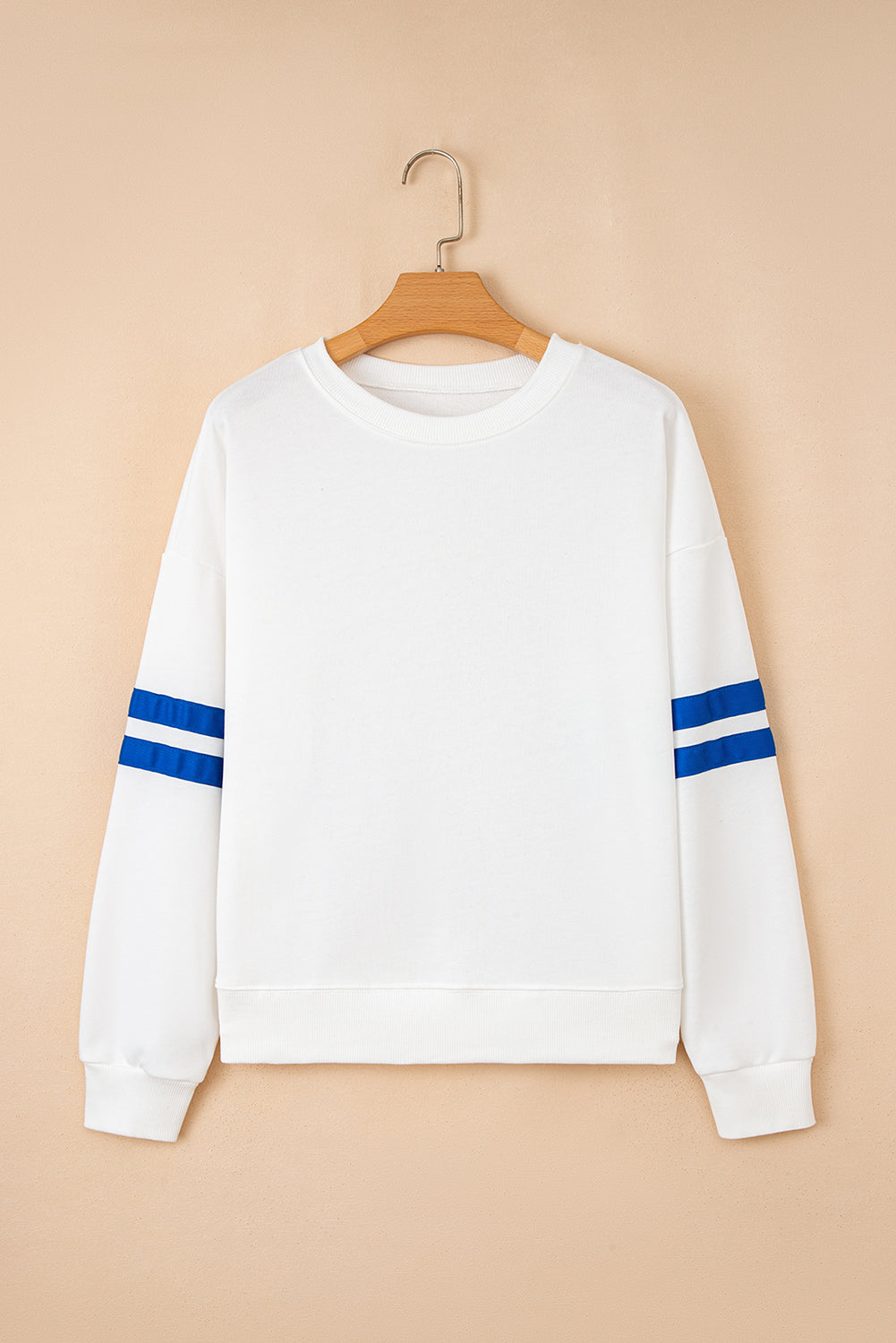 varsity striped sweatshirt