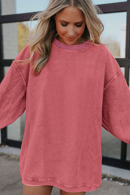 womens crew neck sweatshirt