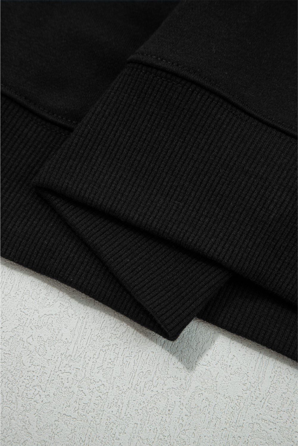 black graphic sweatshirt