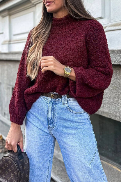 Burgundy top