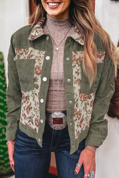 floral patchwork jacket