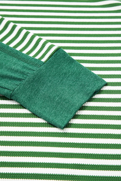 striped long sleeve top