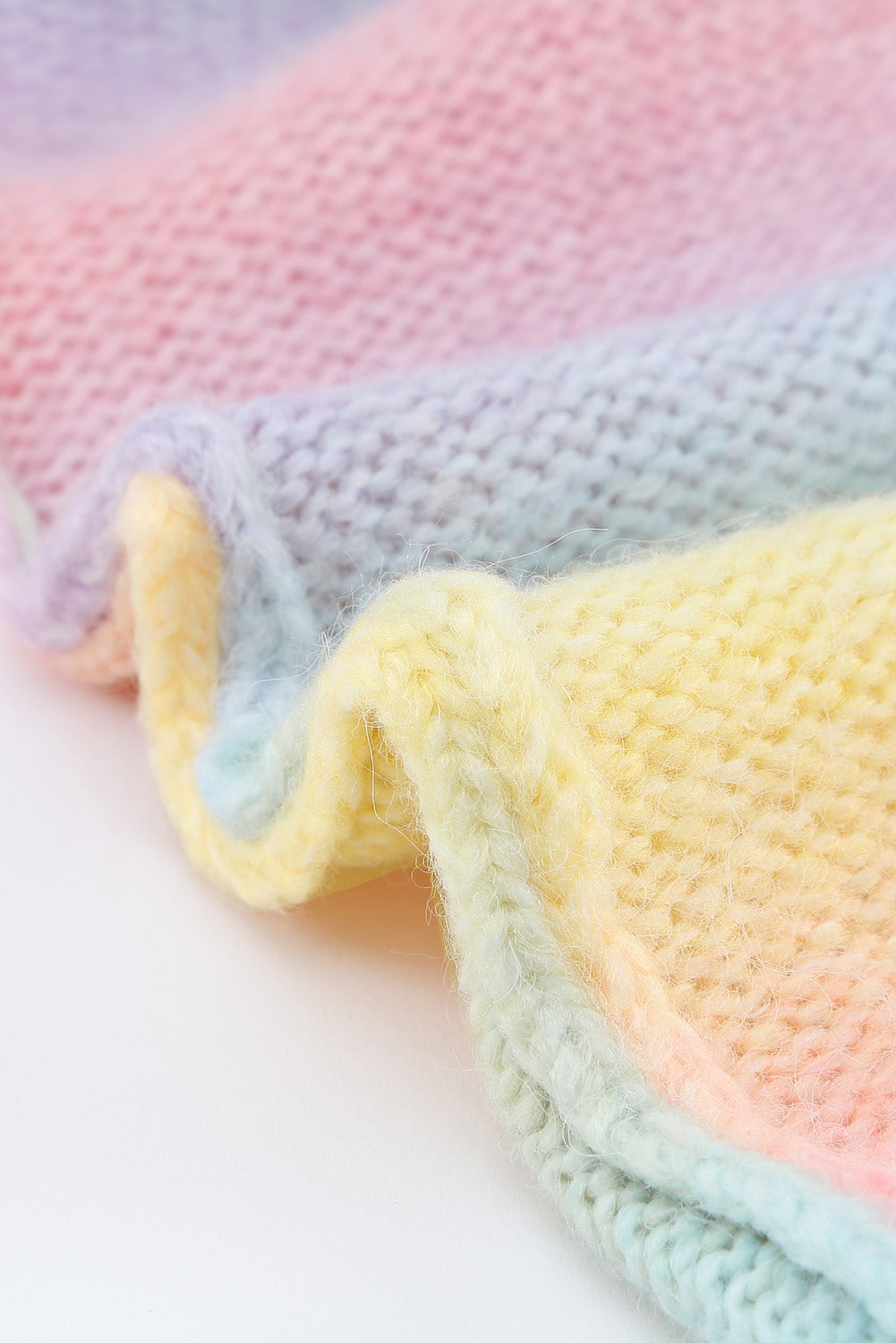 Glowing Multicolour Tie-Dye Oversized Cardigan