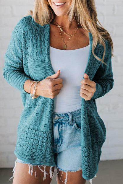 womens open front cardigan