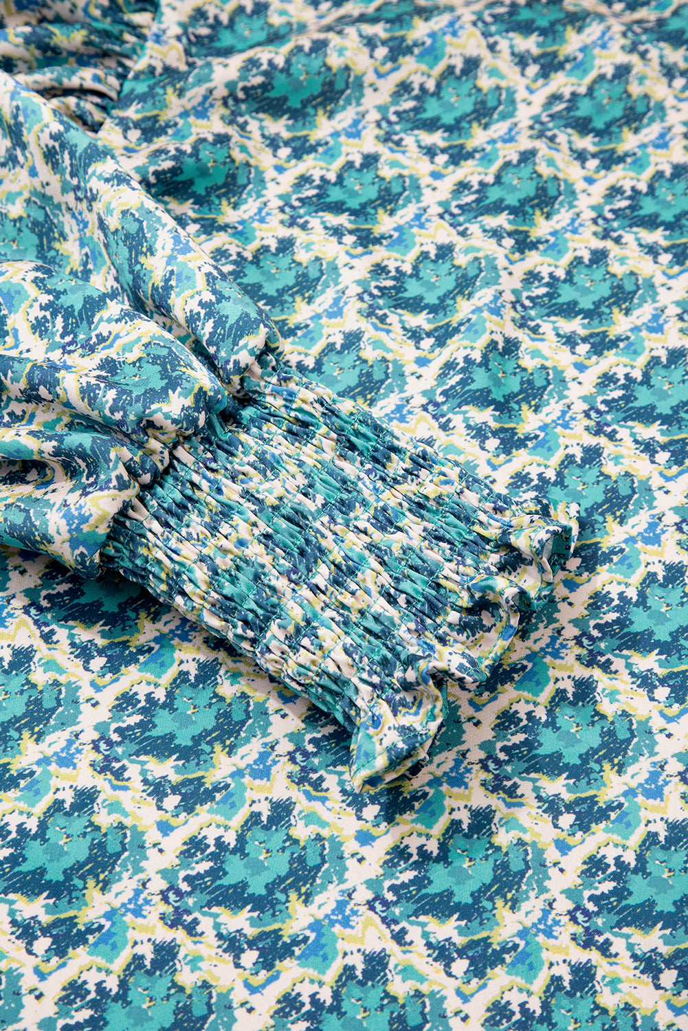 abstract print blouse