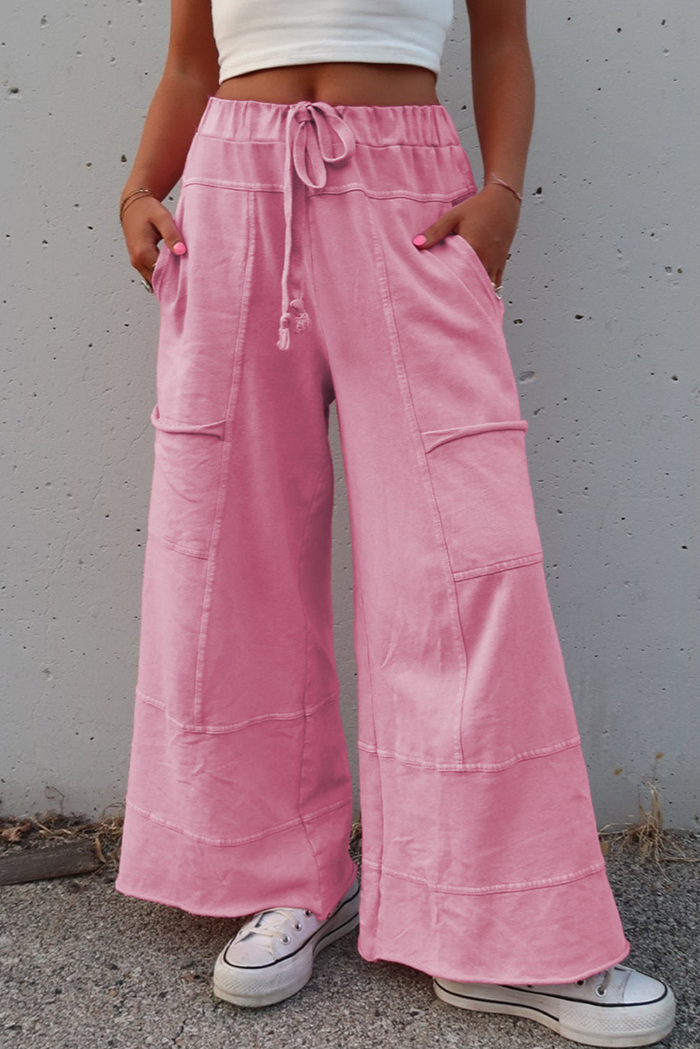 wide leg cargo pants womens