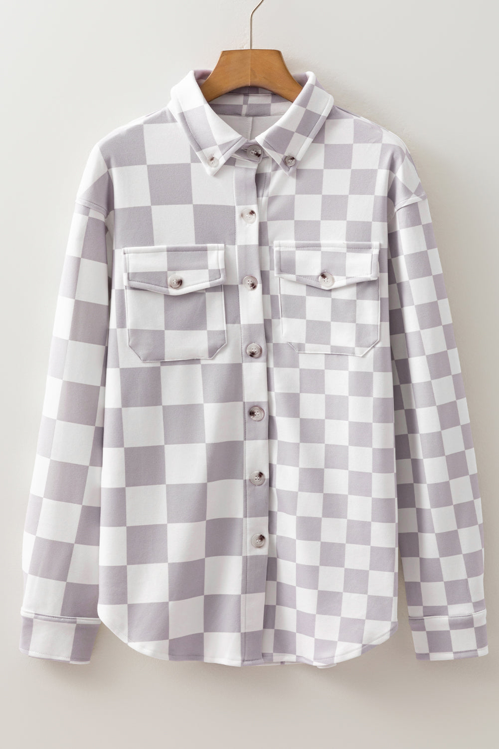 checkerboard shacket