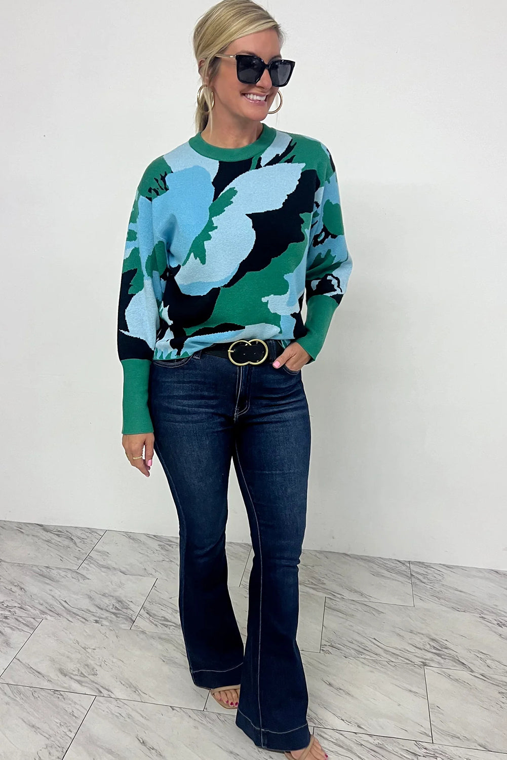 Green Hollis Sweater