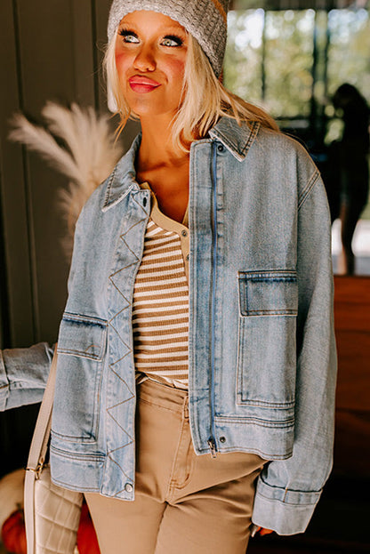 blue jean jacket