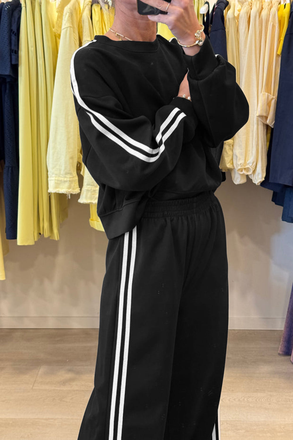 varsity sweatpant set