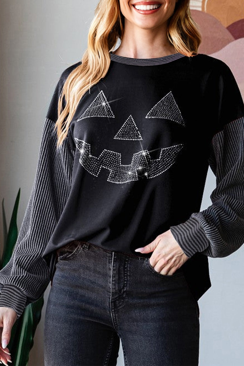 black halloween top