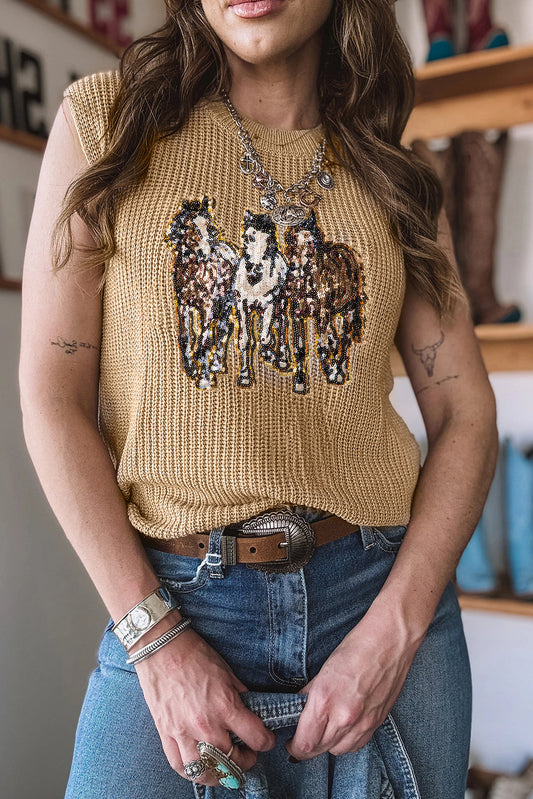knitwear vest