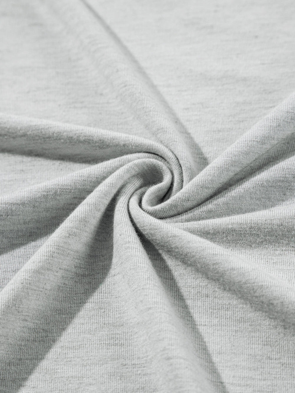 Gray Contrast Stitching Cuffed Sleeve Plus Shorts Set