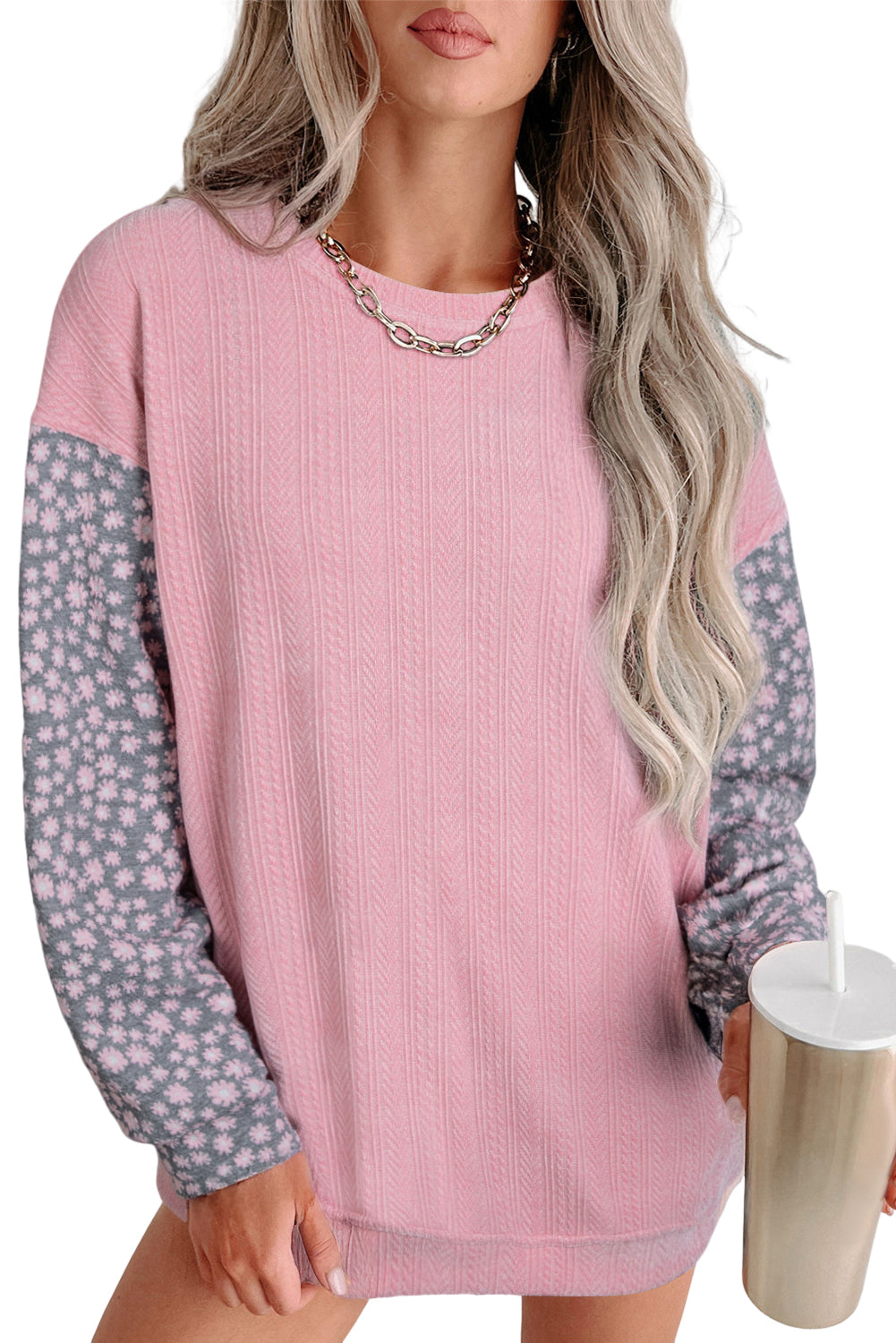Pink sweatshirt