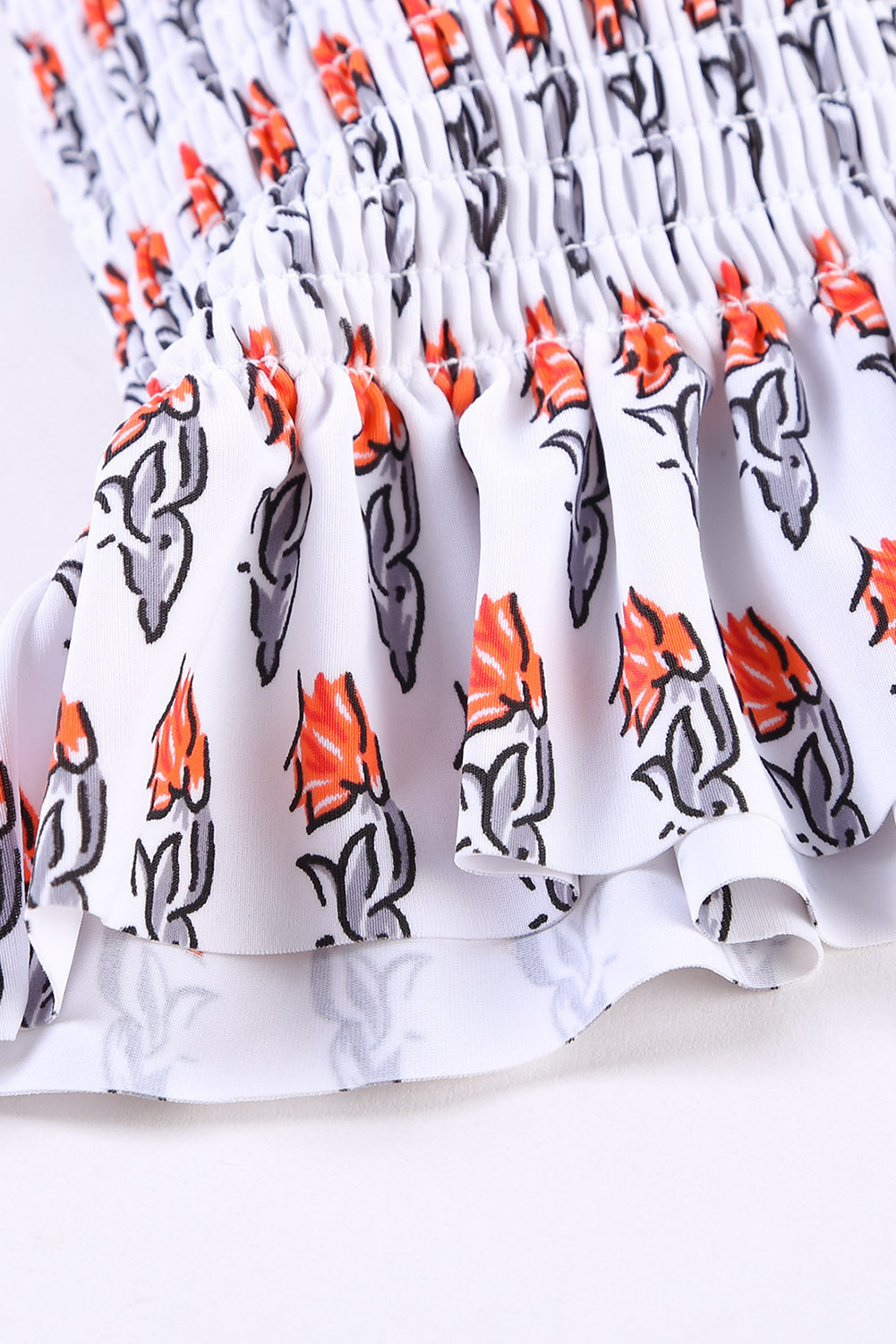 Floral Patchwork Retro High Waist Bikini Set