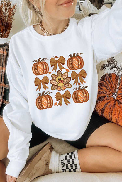 thanksgiving graphic sweatshirt