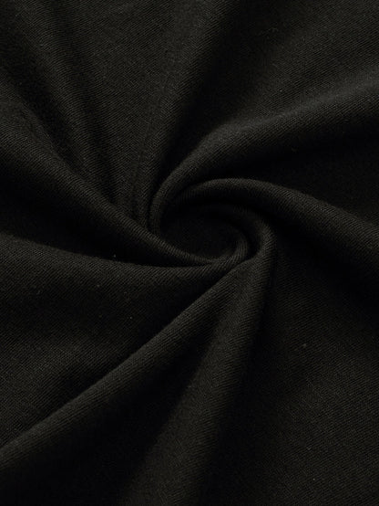 Chic Black Star Sequin Plus Size T-Shirt