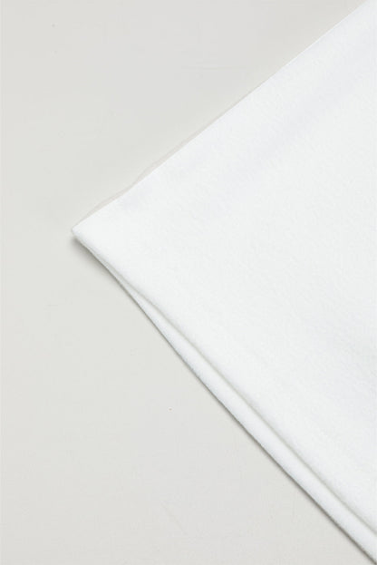 V Neck Irregular Mesh Panel Mini Dress