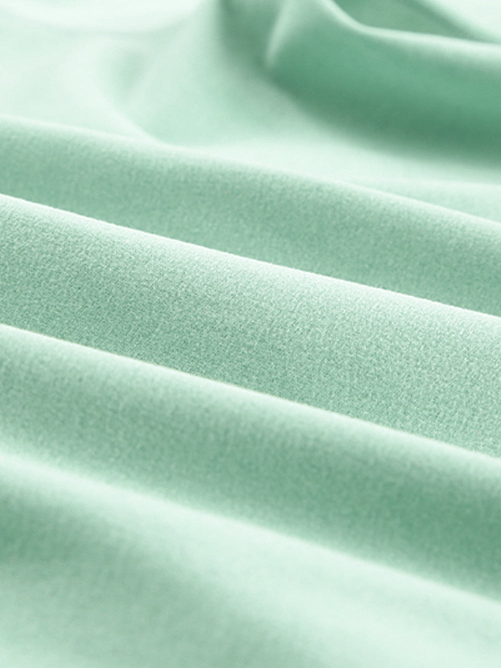 Green Zip Front Pullover Sweatshirt with Pockets