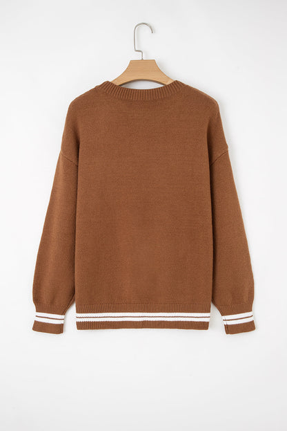 western graphic sweater