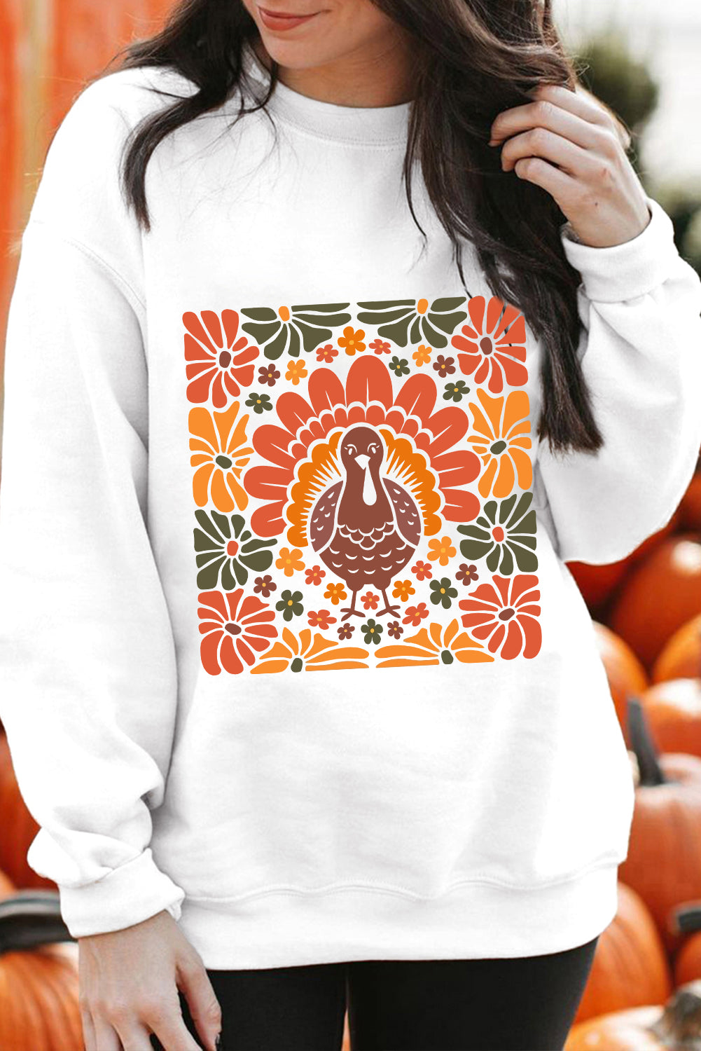 thanksgiving graphic sweatshirt